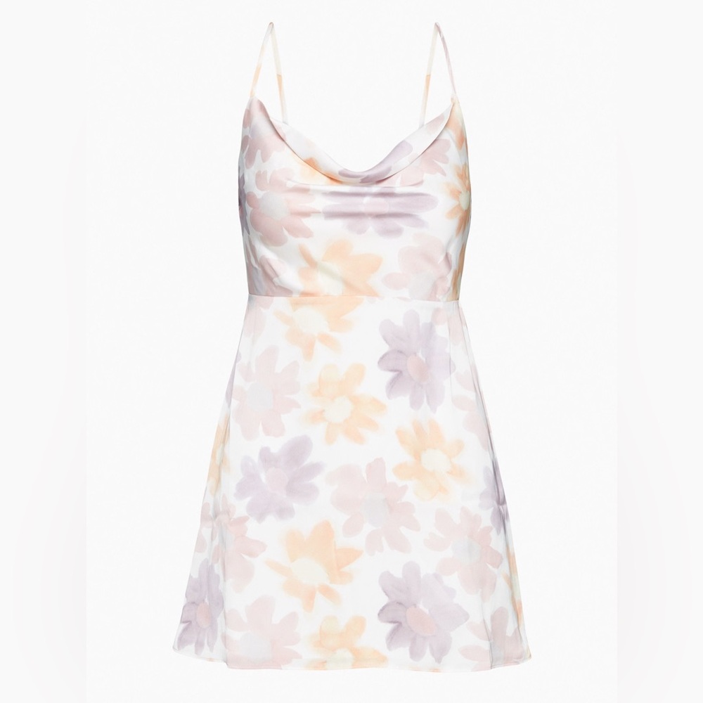 Sunday Best Spencer floral satin mini dress